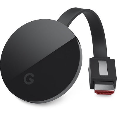Google Chromecast Ultra Refurbished Media Streaming Device